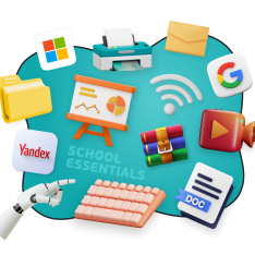 Цифровая база для школьника - КИБЕРшкола программирования для детей, компьютерные курсы для школьников, начинающих и подростков - KIBERone г. Москва